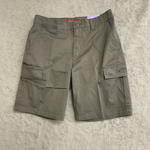 NEW Unionbay Men's Size 30 Cargo Shorts Gray Cotton & Spandex - Picture 1 of 8